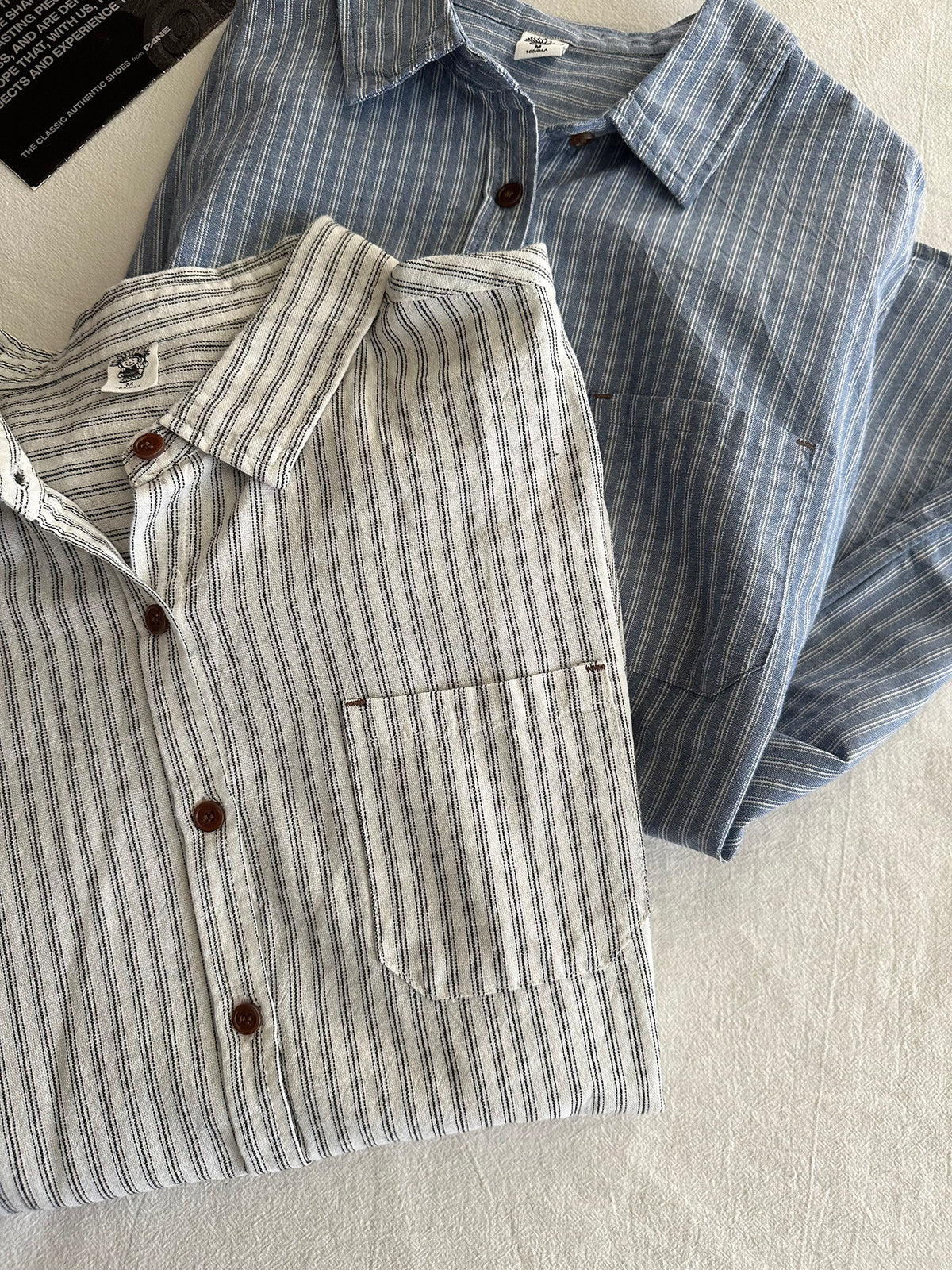 Bluse mit vertikalen Streifen | LuxeStyle