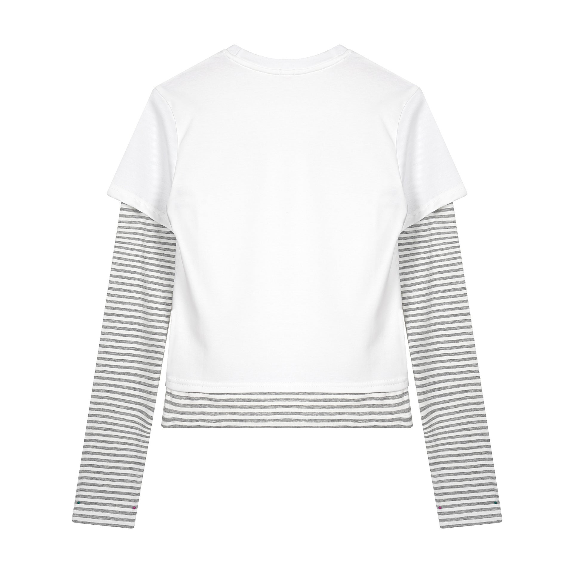 Gestreiftes Langarm-T-Shirt