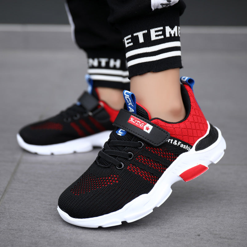 Knaben Sportschuhe aus Leder mit weicher Sohle – Bild 1 | LuxeStyle
