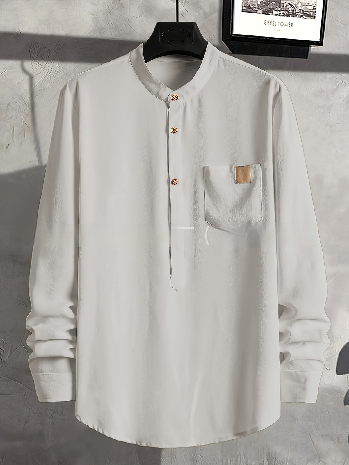 Langes Freizeit-Langarmshirt für Herren | LuxeStyle