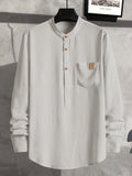 Langes Freizeit-Langarmshirt für Herren – Bild 6 | LuxeStyle