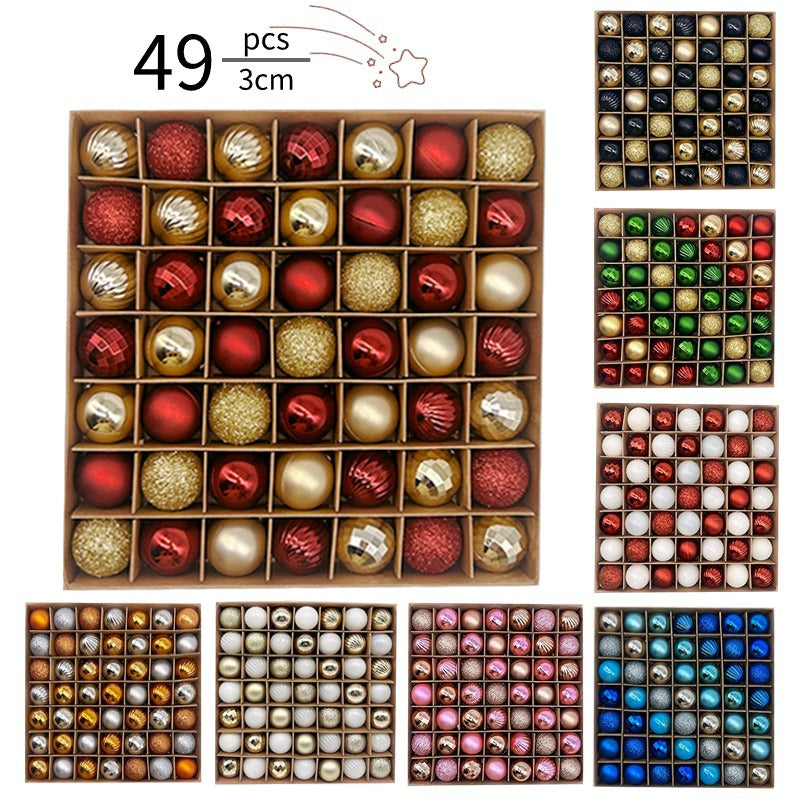 49er-Set Weihnachtsbaumkugeln aus Kunststoff – Bild 4 | LuxeStyle