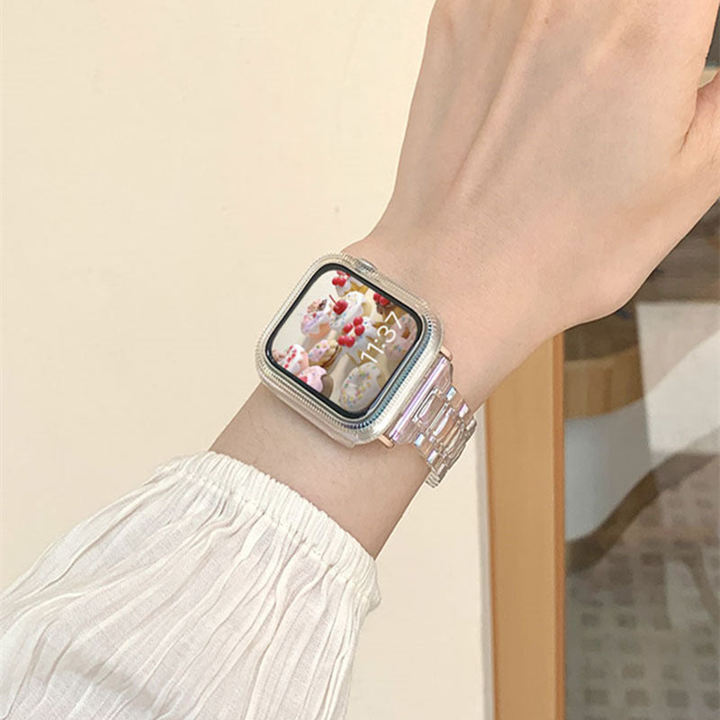 Buntes Resin-Armband für Apple Watch