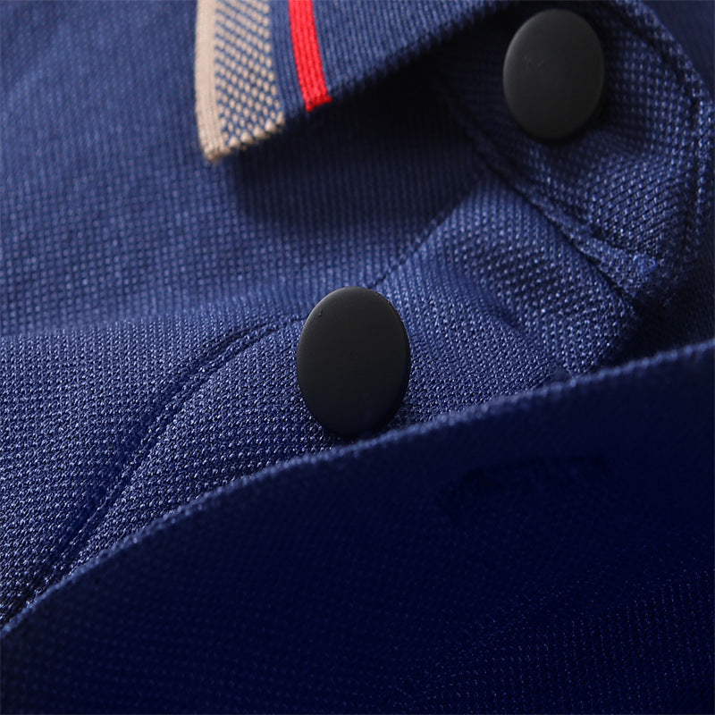 Gestreiftes Kurzarm-Shirt für Herren | LuxeStyle