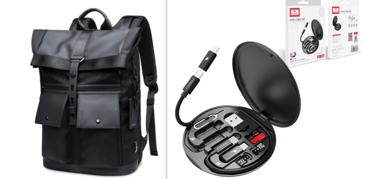 Reise-Laptop-Rucksack mit USB-Ladefunktion – Bild 9 | LuxeStyle