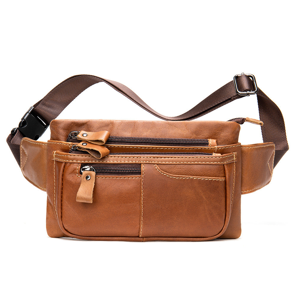 Kuhleder Crossbody Chest Bag Herren