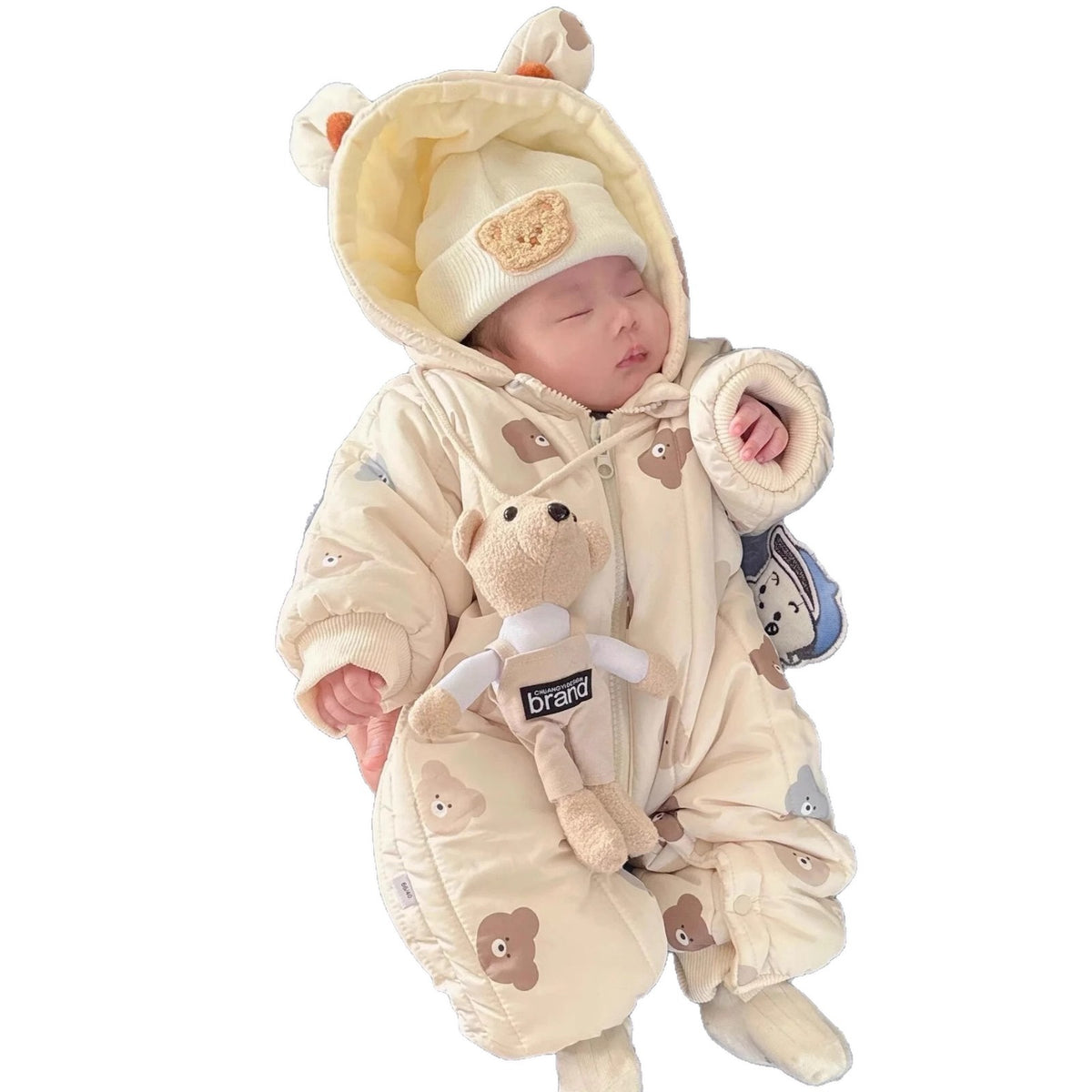 Baby-Strampler mit Kapuze | LuxeStyle