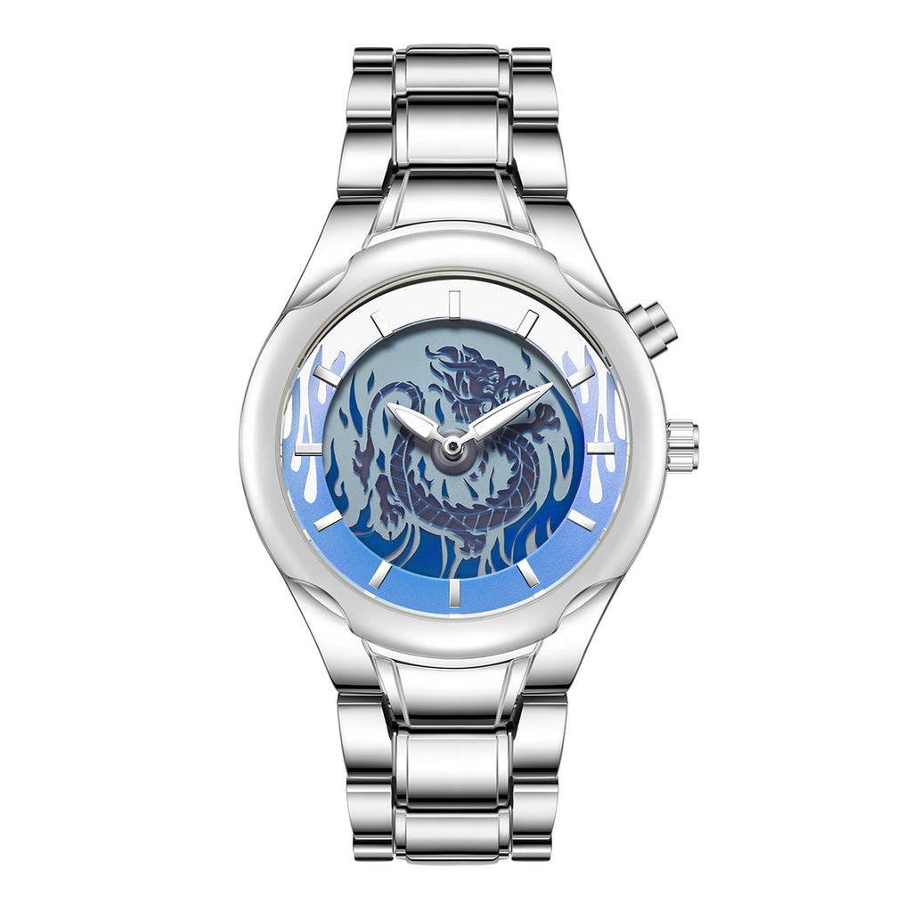 Personalisierte Retro Drachen Herrenuhr – Ansicht 4