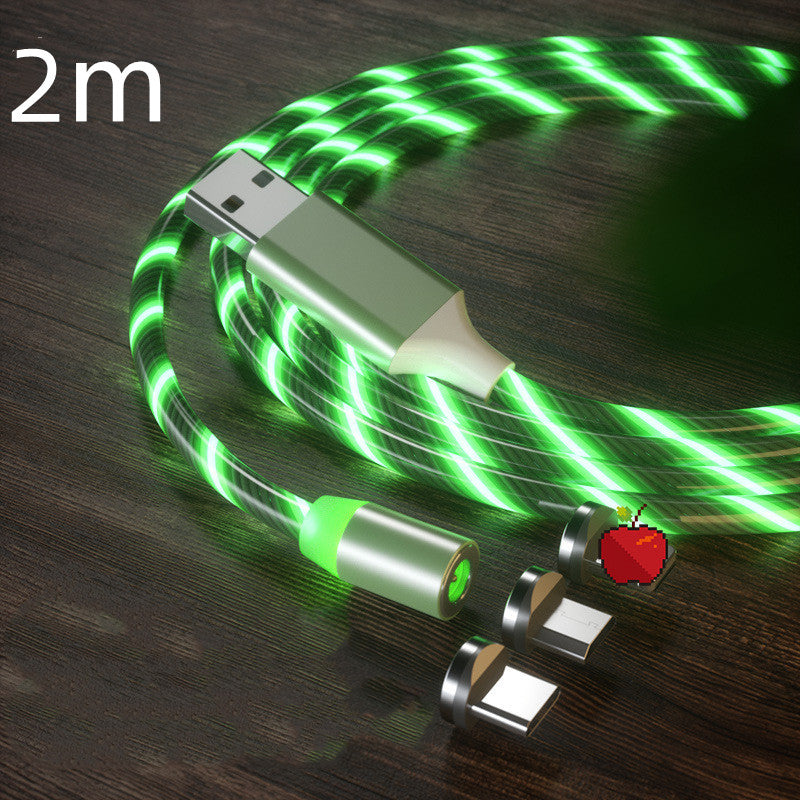 Magnetisches LED-Ladekabel 3-in-1
