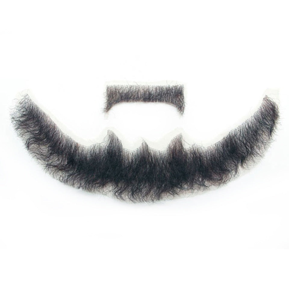 Handgestrickter Echthaar-Bart für Make-up