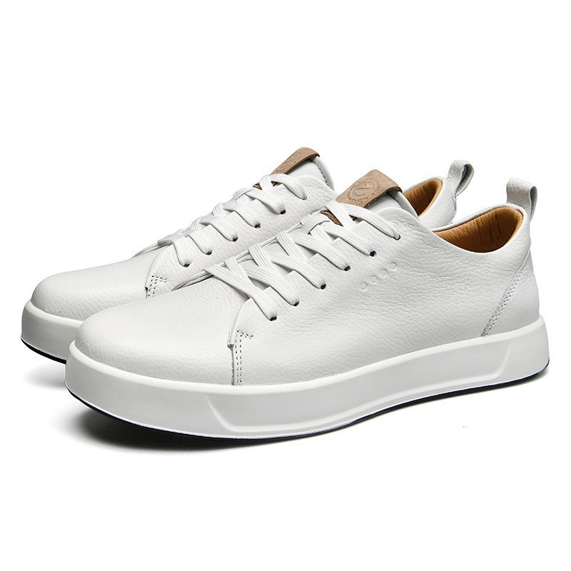 Bequeme Sneaker aus Vollnarbenleder