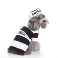 Hunde-Kostüm «Prisoner»: gestreifter Strickpullover mit Mütze – Bild 9 | LuxeStyle