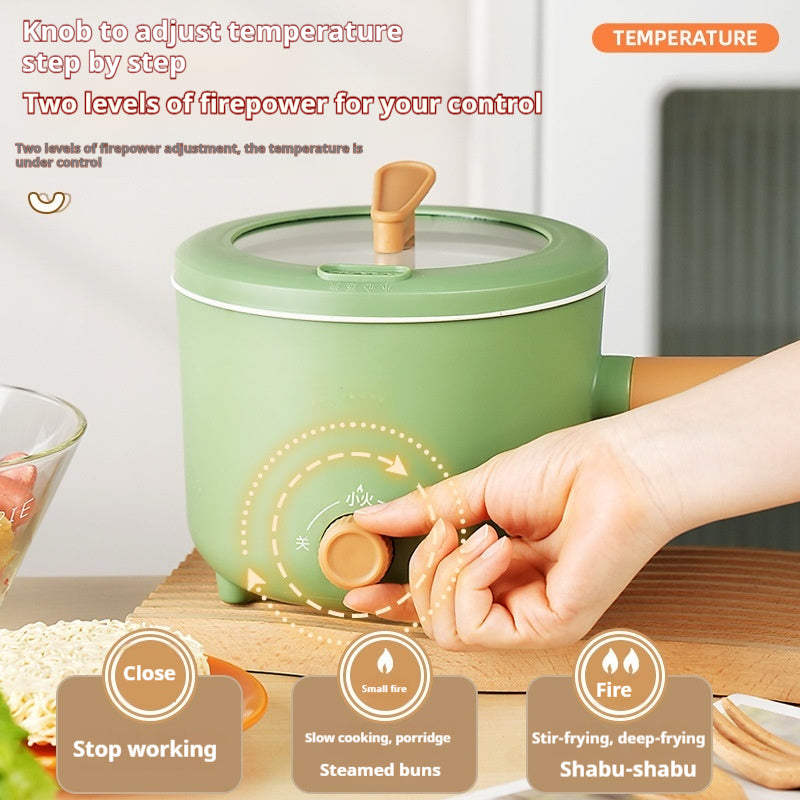 Elektrischer Mini-Kochtopf mit Dampfgarer