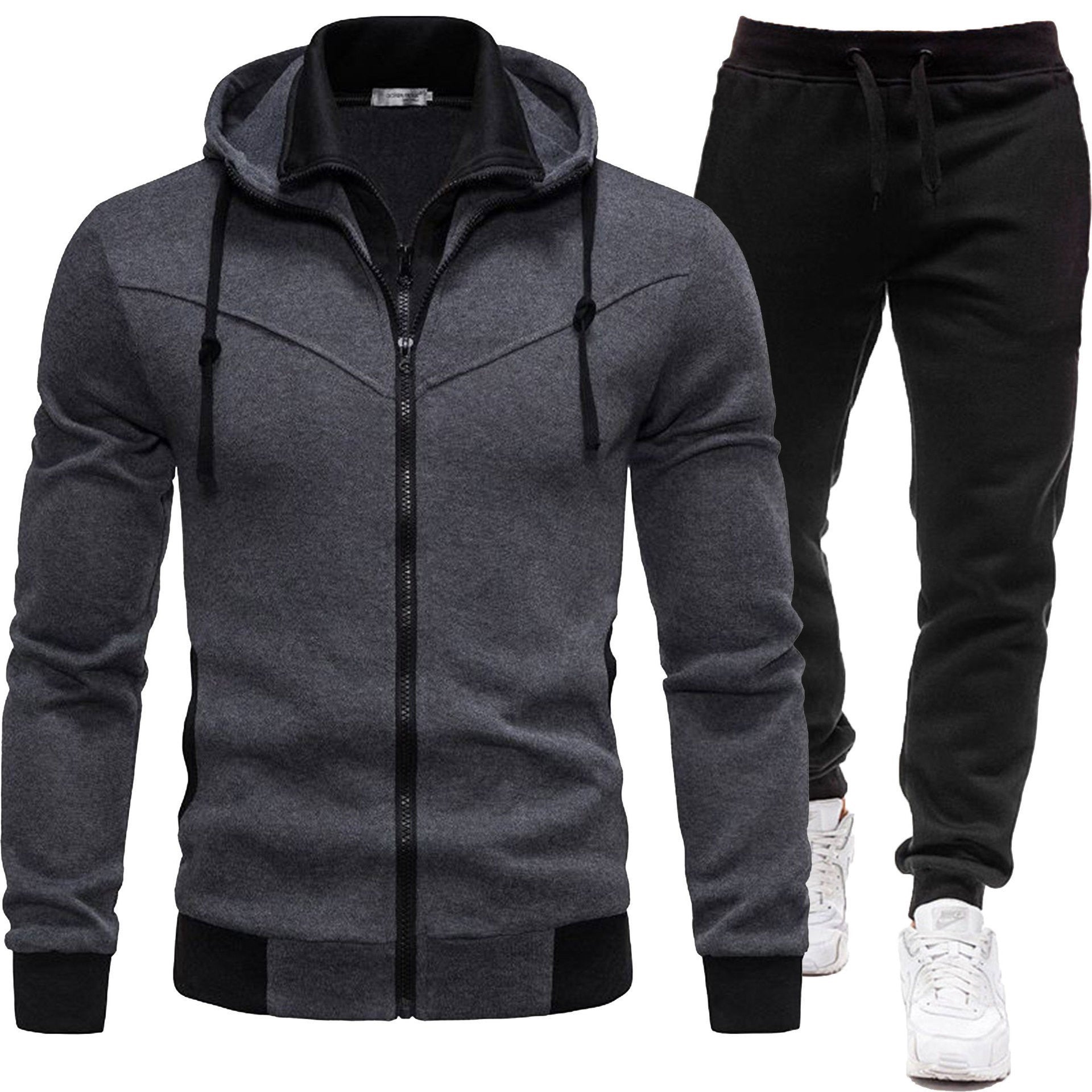 Sportlicher Patchwork-Trainingsanzug für Damen
