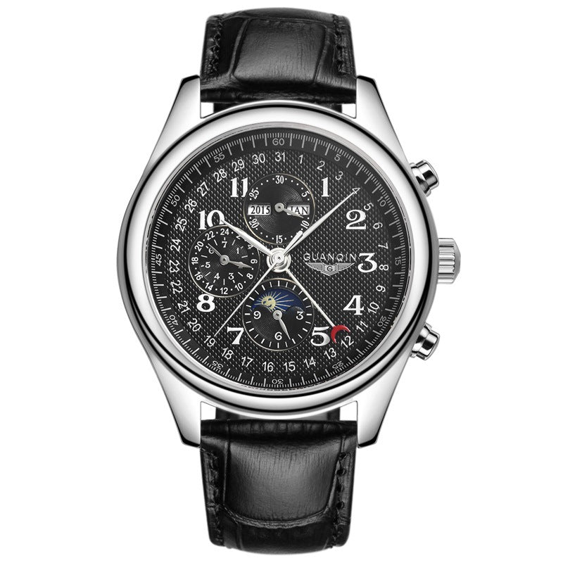 Herrenuhr mit ewigem Kalender und Mondphase – Bild 8 | LuxeStyle