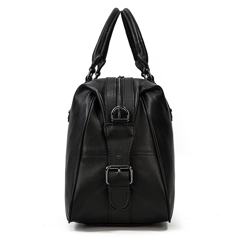 Retro Reisetasche aus Leder für Herren – Bild 2 | LuxeStyle