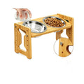 Verstellbarer Futternapf-Ständer aus Holz | LuxeStyle
