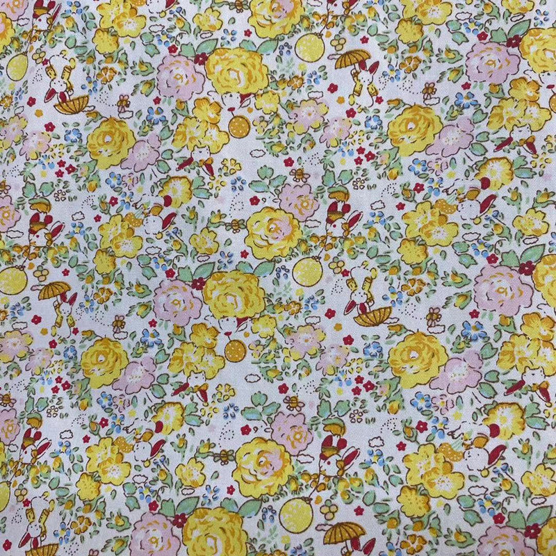 Blumen Twill Baumwollstoff für Kinder – Bild 6 | LuxeStyle