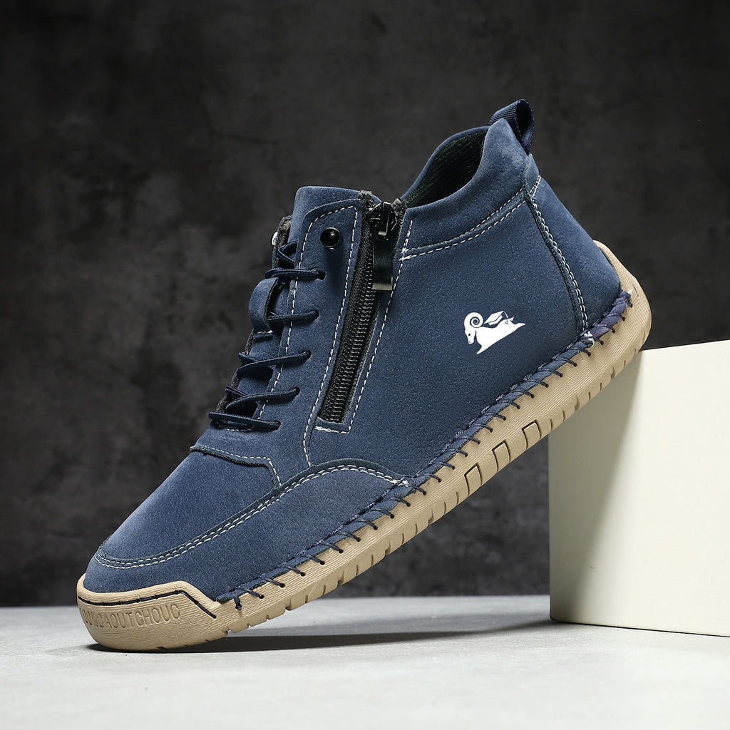Handgenähte Damen-Freizeitschuhe mit weicher Sohle