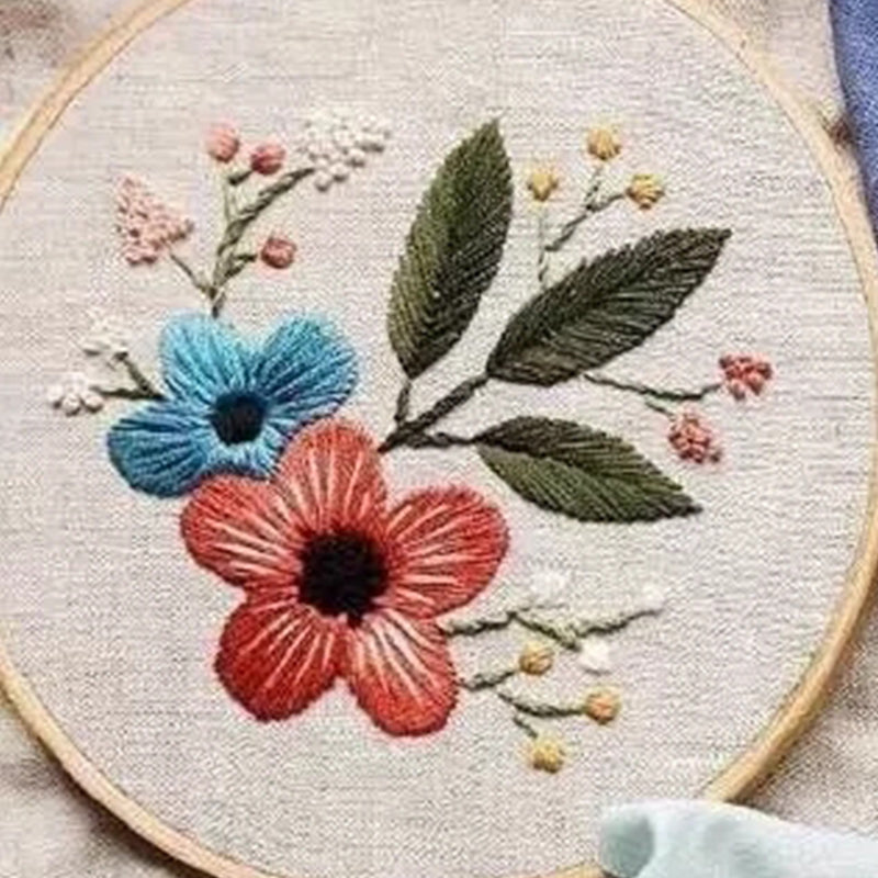 Stickset «Blumenwiese» für Einsteiger