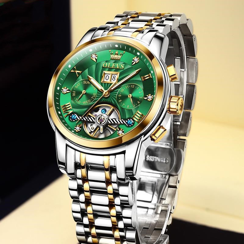 Automatik-Armbanduhr Business Multifunktional Herren