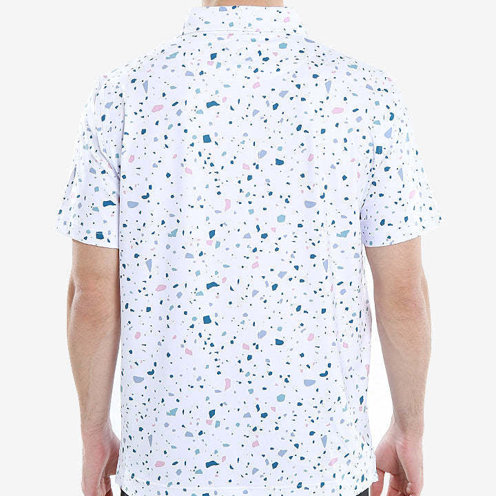 Polo-Shirt für Herren – bedruckt, kurze Ärmel