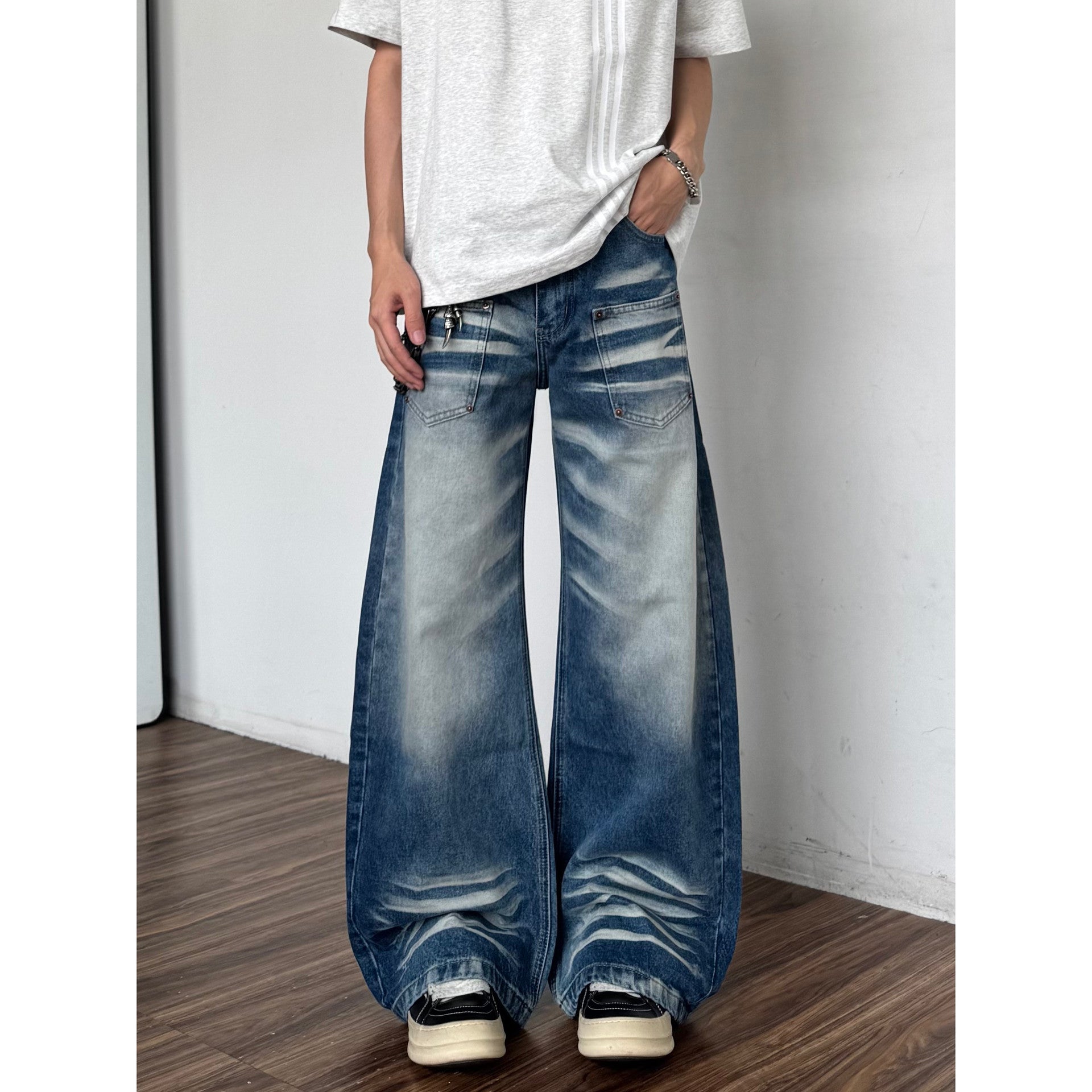 Retro Bootcut Jeans für Herren