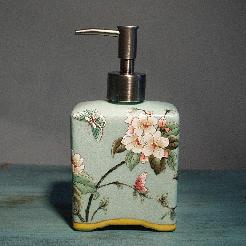 Keramik-Lotion-Spender im China-Stil