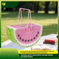 Handkorb aus Rattan, Wassermelonen-Design | LuxeStyle
