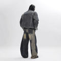 Vintage Patchwork Distressed Jeansjacke für Herren – Bild 3 | LuxeStyle
