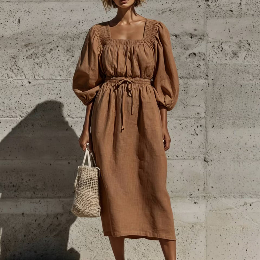 Sommerkleid mit Puffärmeln – Bild 9 | LuxeStyle