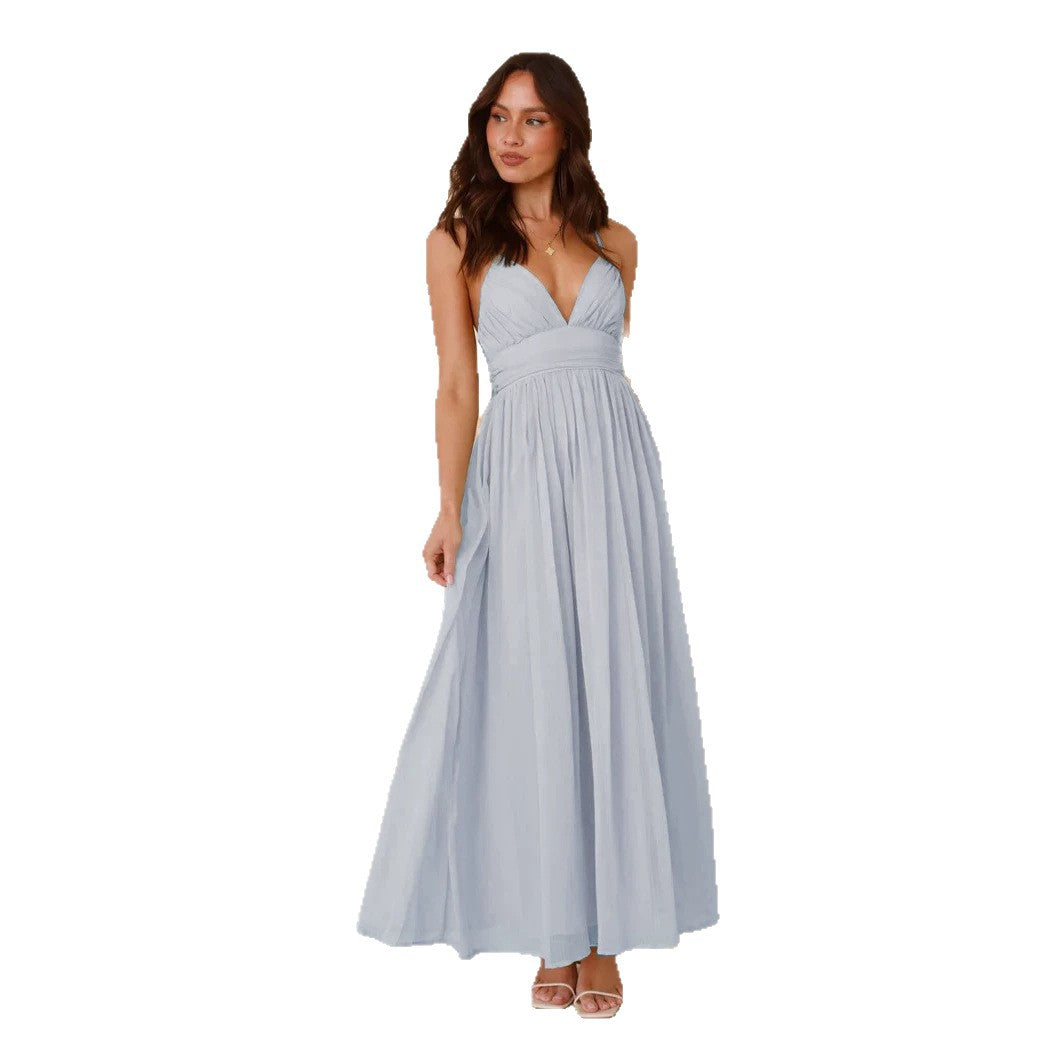 Elegantes Chiffon Maxi-Kleid für Damen – Bild 6 | LuxeStyle