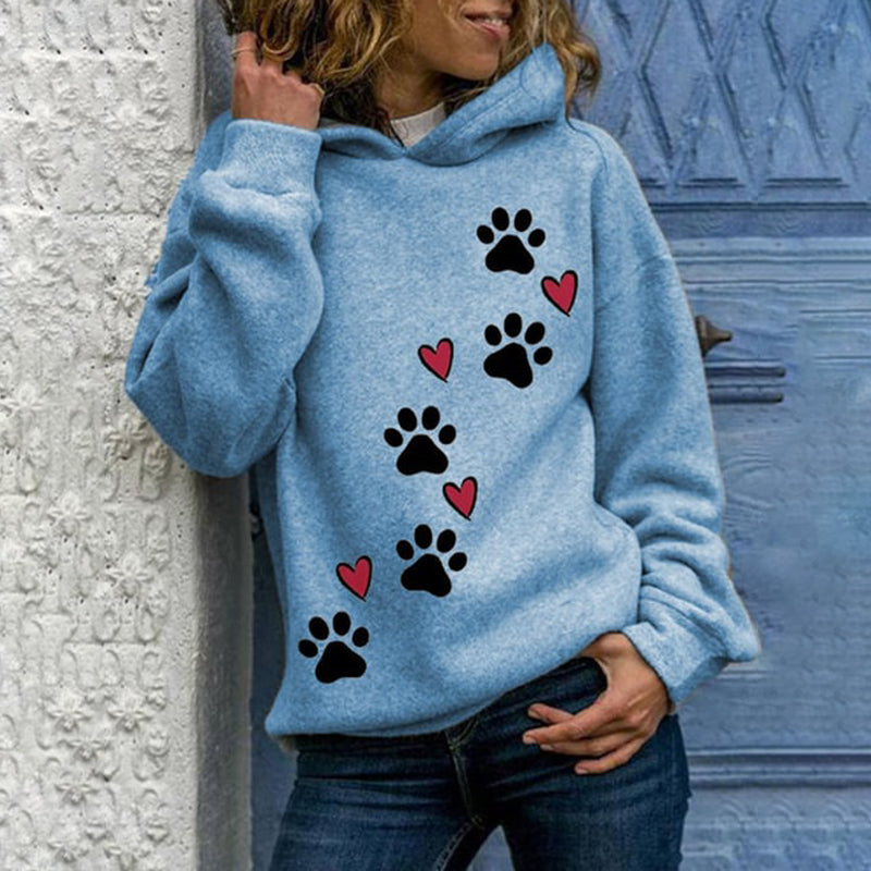 Lässiger Hoodie mit überschnittenen Ärmeln