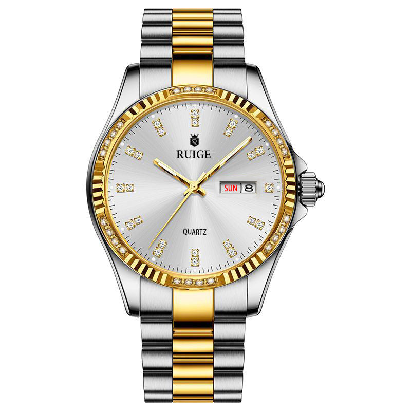 Gold Edelstein Armbanduhr – Bild 5 | LuxeStyle