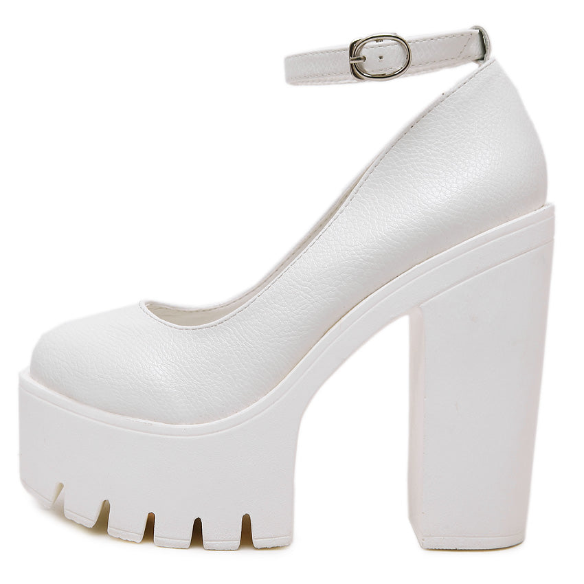 Wasserdichte Plateau Sandalen mit hohem Absatz – Bild 7 | LuxeStyle