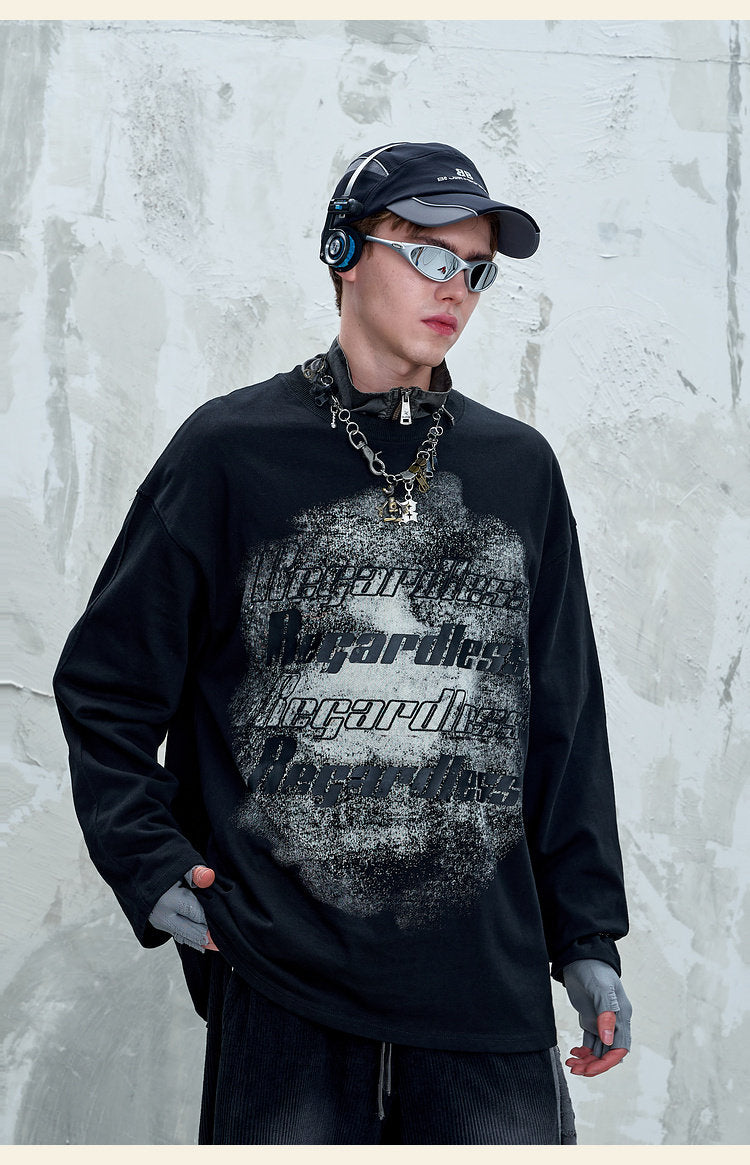 Langarmshirt im Post-Apokalypse-Stil