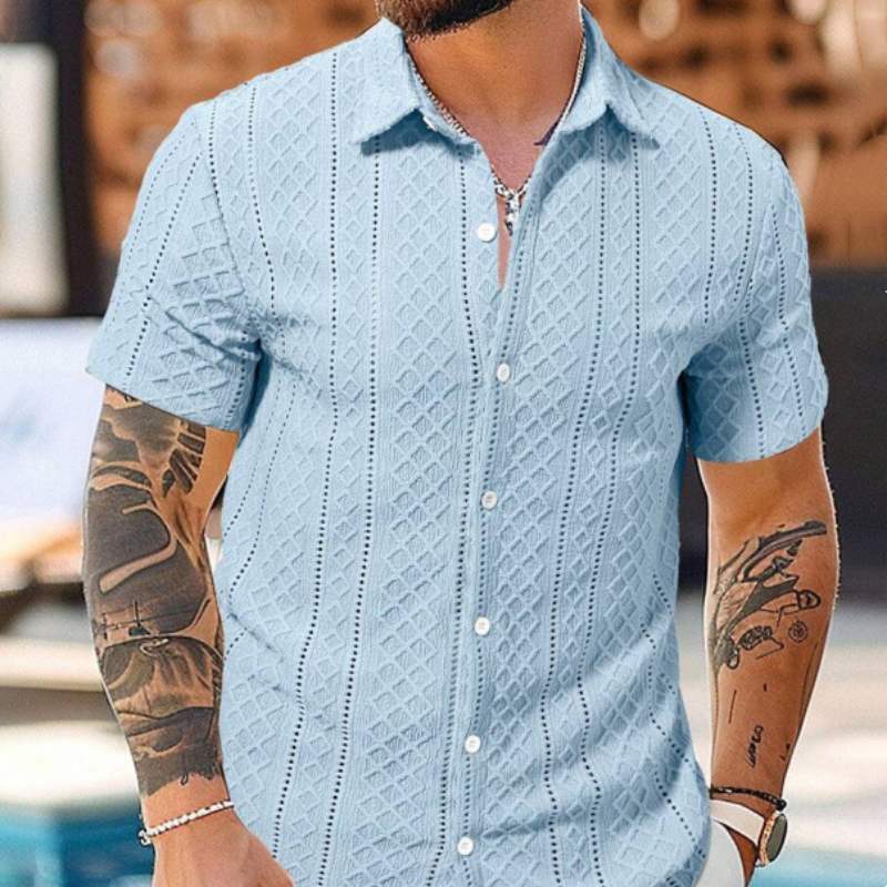 Freizeit-Shirt mit Knopfärmeln