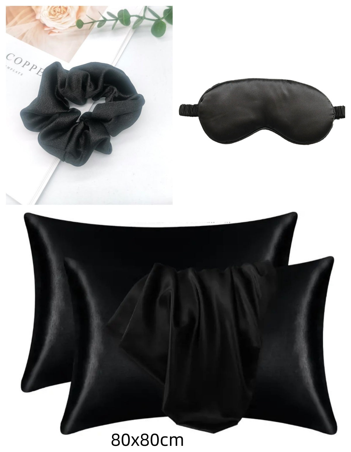 Seidene Schlafmaske doppelseitig | LuxeStyle
