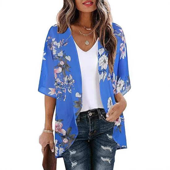 Chiffon Cardigan – Strand-Cover-Up mit Sonnenschutz – Bild 6 | LuxeStyle