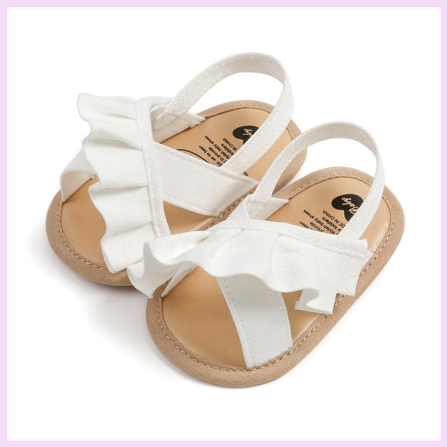 Baby Mädchen Sandalen mit Rüschen – Bild 7 | LuxeStyle