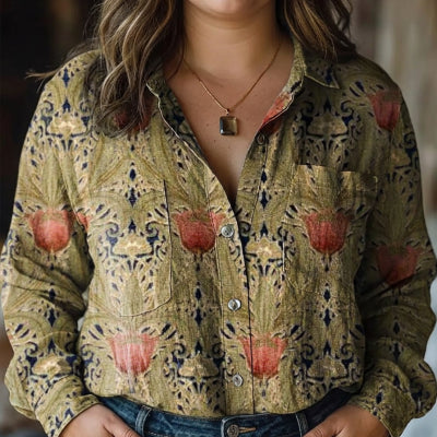 Lässiges bedrucktes Kurzarm-Top für Damen – Bild 2 | LuxeStyle
