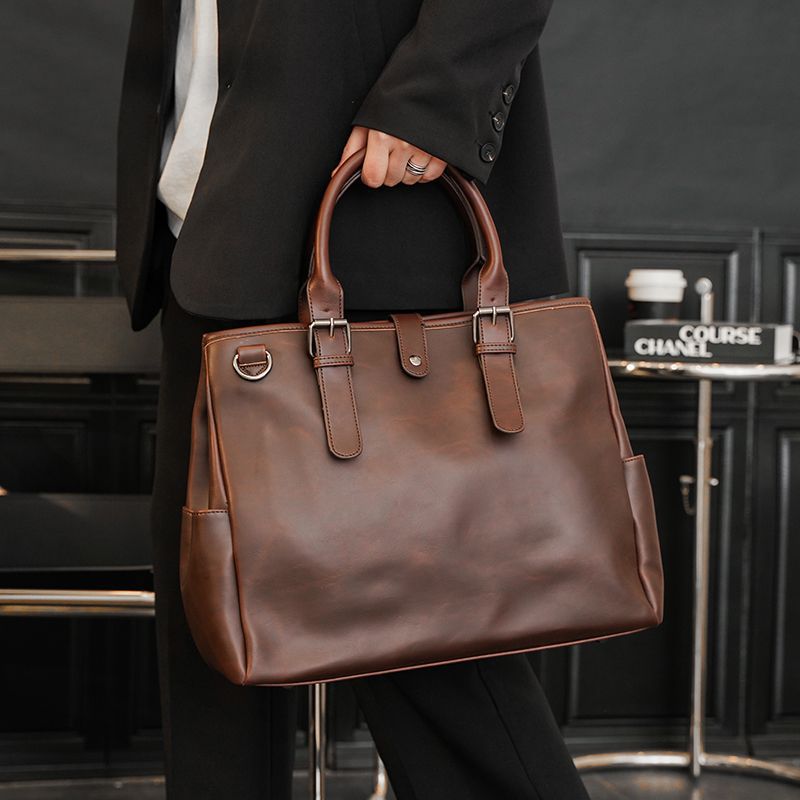 Business-Umhängetasche im Retro-Stil – Bild 2 | LuxeStyle