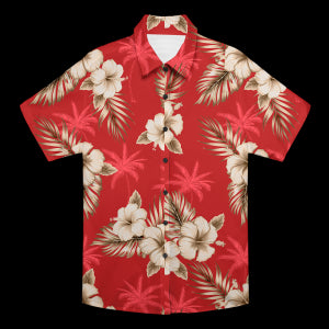 Hawaiihemd mit Hibiskus- und Palmenprint – Bild 7 | LuxeStyle