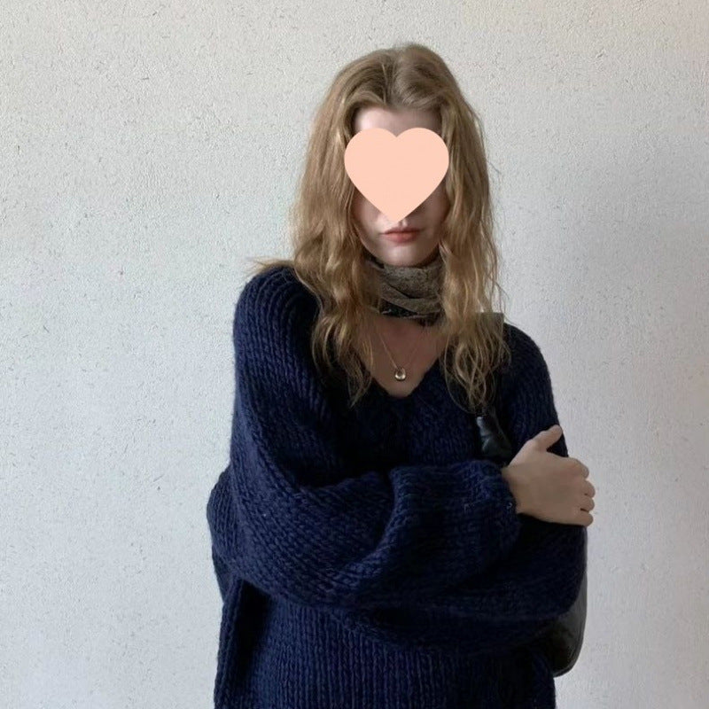 Handgestrickter Pullover