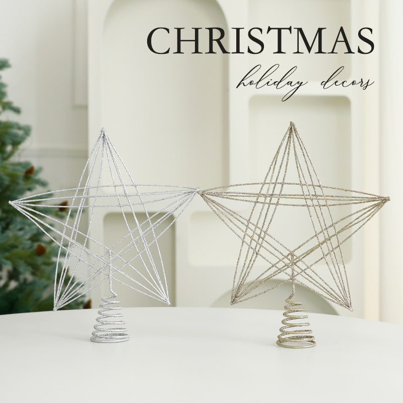Weihnachtsdeko Stern Champagnergold – Bild 2 | LuxeStyle