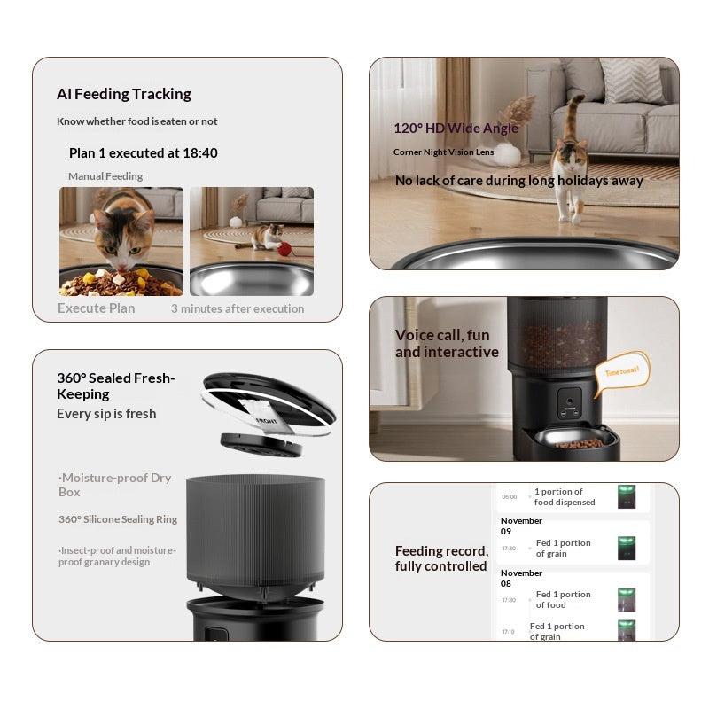 Smarter Futterautomat mit Timer