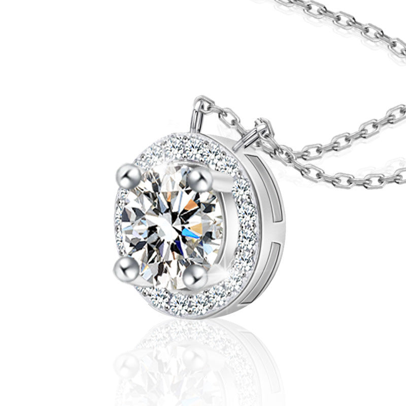 Weisses Diamant-Halsband
