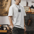 Herren-Kurzarm-T-Shirt im amerikanischen Retro-Style