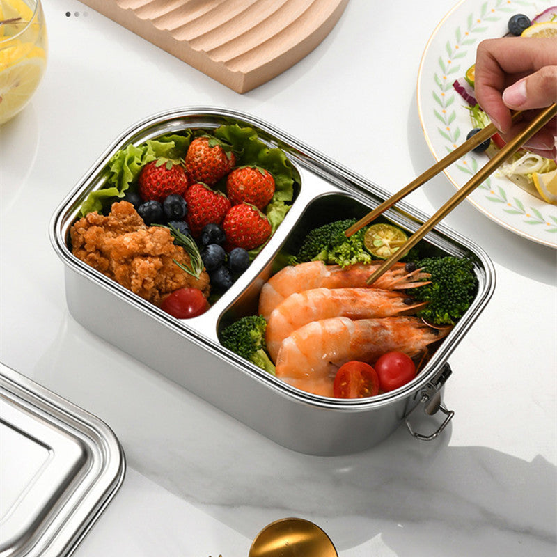 Edelstahl Lunchbox mit Fächern – Bild 2 | LuxeStyle