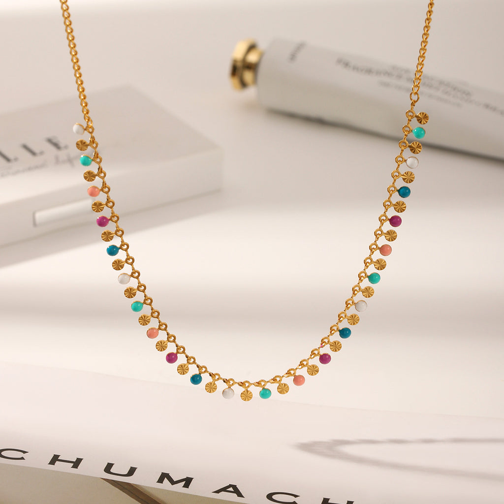 Buntes Ölschmuck-Halsband